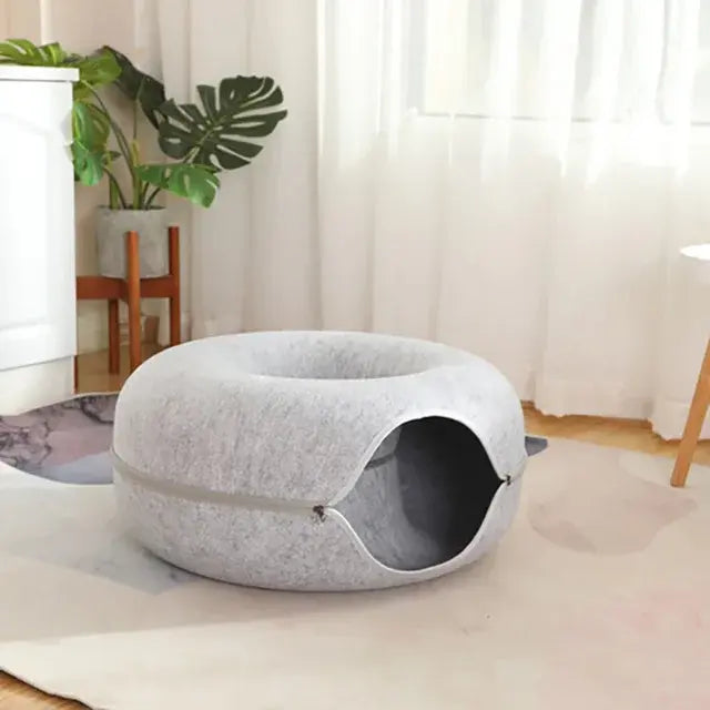 Cat Donut Bed - WoofPurr