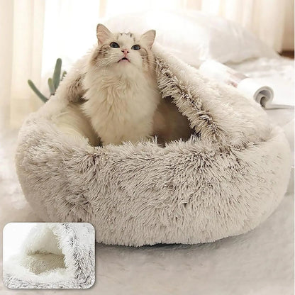 Soft Plush Pet Bed - WoofPurr