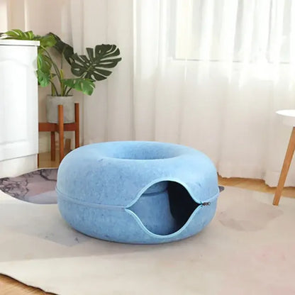 Cat Donut Bed - WoofPurr