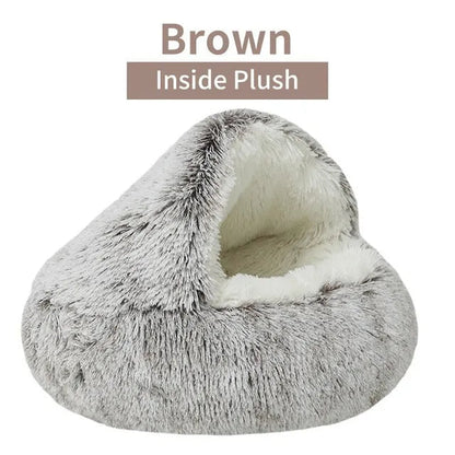 Soft Plush Pet Bed - WoofPurr