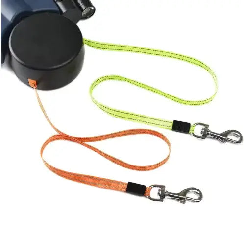 Auto Dog Leash for Two Dogs - Hands-Free Double Dog Leash - WoofPurr