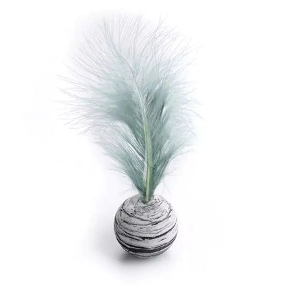 Cat Toy Feather Ball - WoofPurr