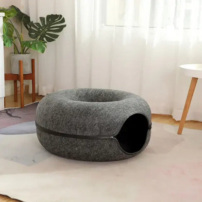 Cat Donut Bed - WoofPurr