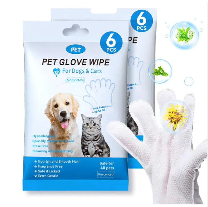 Pet Cleaning Supplies: Essential Gloves and Wipes for Easy Pet Care - WoofPurr