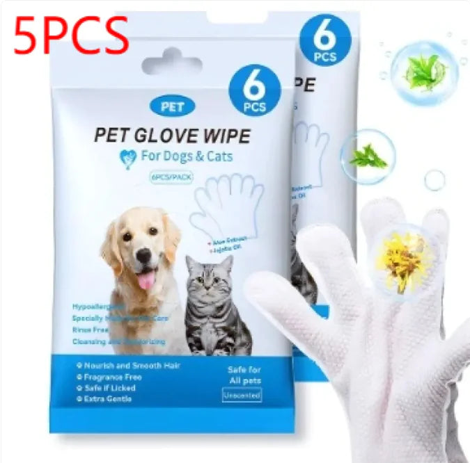 Pet Cleaning Supplies: Essential Gloves and Wipes for Easy Pet Care - WoofPurr