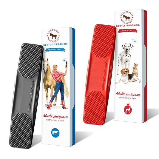 Gentle grooming brush for pet massage and shedding control Australia