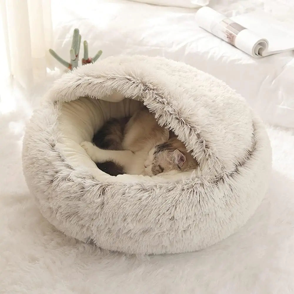 Soft Plush Pet Bed - WoofPurr
